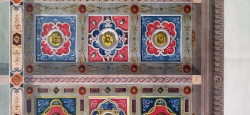 disegno per il soffitto dell'ex ospedale della Morte 