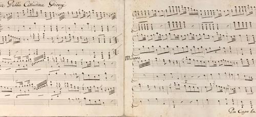 spartito originale di Maria Brizzi Giorgi