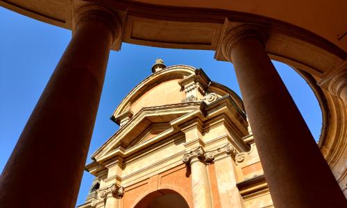 scorcio de meloncello da sotto insù