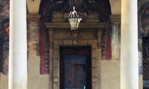 vista portico di ingresso