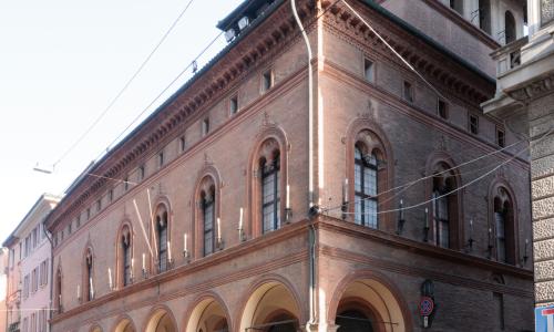 facciata di casa Saraceni 