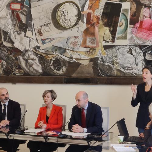 gli assessori e la site manager 