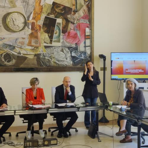 il momento della presentazione del sito