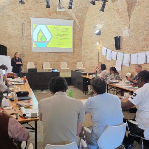 una presentazione al convegno