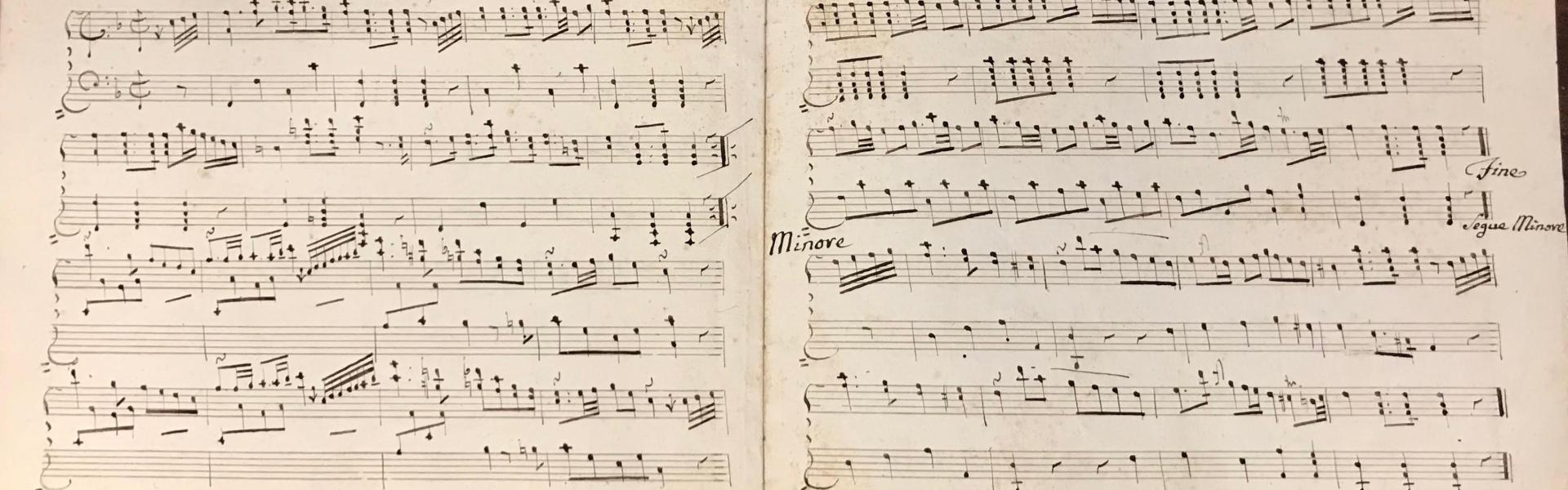 spartito originale di Maria Brizzi Giorgi